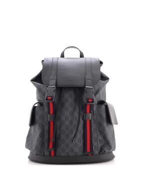 Gucci Double Pocket Buckle Backpack Gg #348245G15B